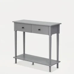 Toaletki I Konsole|inny Konsola z szufladami szara FRISTAL