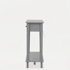 Toaletki I Konsole|inny Konsola z szufladami szara FRISTAL