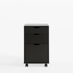 inny Kontenerek na kółkach LYRICE, kolor czarny