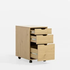 Kontenerki|inny Kontenerek na kółkach LYRICE, kolor dąb