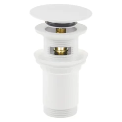 Deante Korek do umywalki bidetu uniwersalny CLICK-CLACK biały NHC A10U