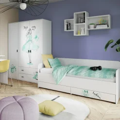 Łóżka Dziecięce|Łóżka|DiTrendi Korpus łóżka z szufladami TRENDS 90x200 cm