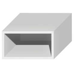 Qubik Korpus nadstawny 40x21,5 biały