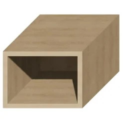 Qubik Korpus nadstawny 30x21,5 dąb craft złoty