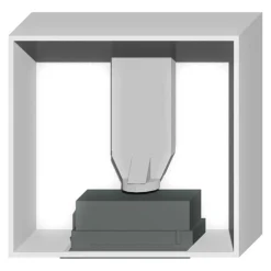 Qubik Korpus 80x77 biały z okapem ERA C IX/A/52