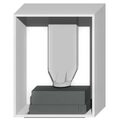 Qubik Korpus 60x77 biały z okapem ERA C IX/A/52