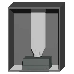 Korpusy|Qubik Korpus 80x98,5 grafitowy z okapem ERA C IX/A/52