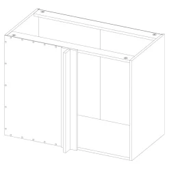Korpusy|Qubik Korpus stojący narożny 100x77 dębowy typ 2