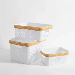 Pudełka I Pojemniki Do Przechowywania|Koszyki Dekoracyjne|inny Kosz do przechowywania biały 36x27x13,5 cm