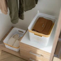 Pudełka I Pojemniki Do Przechowywania|Koszyki Dekoracyjne|inny Kosz do przechowywania biały 36x27x13,5 cm