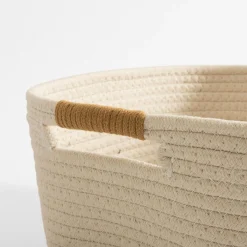 Kosz do przechowywania biały 32x28x15 cm