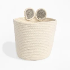 Dzieci inny Kosz do przechowywania biały MIŚ 22x22x23 cm