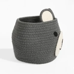 Dzieci inny Kosz do przechowywania ciemnoszary MIŚ 25x25x20 cm