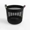 Pudełka I Pojemniki Do Przechowywania|Koszyki Dekoracyjne|inny Kosz do przechowywania czarny 41x41x38 cm