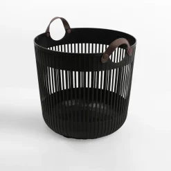 Pudełka I Pojemniki Do Przechowywania|Koszyki Dekoracyjne|inny Kosz do przechowywania czarny 41x41x38 cm