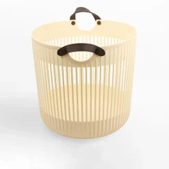 inny Kosz do przechowywania jasny beż 41x38 cm