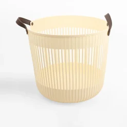 inny Kosz do przechowywania jasny beż 41x38 cm