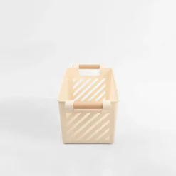 Pudełka I Pojemniki Do Przechowywania|Koszyki Dekoracyjne|inny Kosz do przechowywania kremowy 33x13x13,5 cm