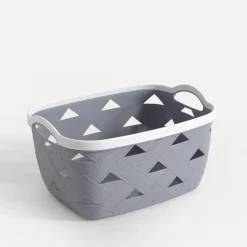 Pudełka I Pojemniki Do Przechowywania|Koszyki Dekoracyjne|inny Kosz do przechowywania szary 30x23,2x16,8 cm