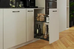 Kosz dolny cargo mini do kuchni metal grafit 50/2 (10/MZMF) INSIDE