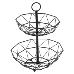 Miski, Patery I Półmiski| Kosz dwupoziomowy na owoce 38 CM