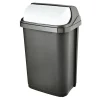 Kosze Na Śmieci|KEEEPER Kosz na śmieci grafitowy RASMUS 25 L