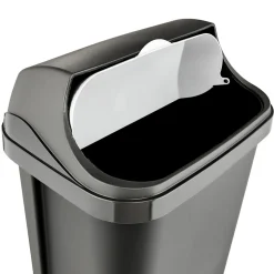 Kosze Na Śmieci|KEEEPER Kosz na śmieci grafitowy RASMUS 25 L