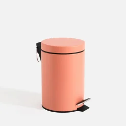 inny Kosz na śmieci z pedałem różowy 3 l