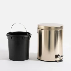 inny Kosz na śmieci z pedałem złoty 5L
