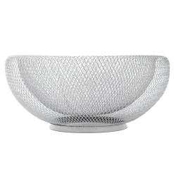 Miski, Patery I Półmiski| Kosz na owoce FRUTTI szary 29 cm