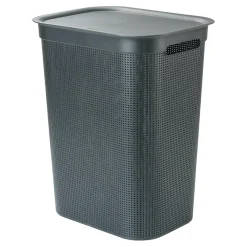 Kosze Na Pranie|Kosze Na Pranie|ROTHO Kosz na pranie antracytowy BRISEN 50 l