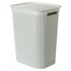 Kosze Na Pranie|Kosze Na Pranie|ROTHO Kosz na pranie biały BRISEN 50 l