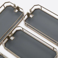 Systemy Cargo|VORTUNG Kosze do cargo wysokiego, 30 cm, zestaw pięciu, champagne gold