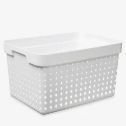 Koszyk biały SEOUL L