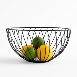 inny Koszyk na owoce, czarny, 25 cm