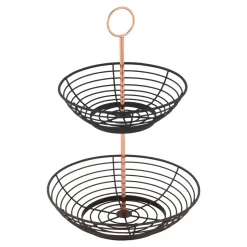 Koszyk na owoce 2-poziomowy STARKE HARPER 28,5x42 cm