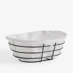 inny Koszyk na pieczywo z bawełnianym wkładem 29x21 cm