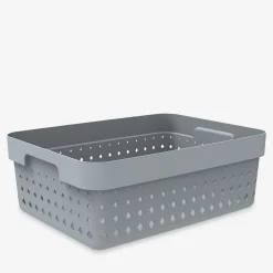 Pudełka I Pojemniki Do Przechowywania| Koszyk szary SEOUL M