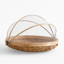 inny Koszyk z moskitierą, bambusowy, 35 cm