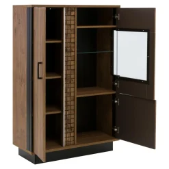 Witryny|Furni Home Kredens DORIAN DN5 3D z oświetleniem