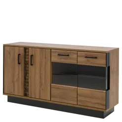 Witryny|Furni Home Kredens DORIAN DN4 4D z oświetleniem