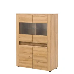 Witryny|Furni Home Kredens SANDY 4D z oświetleniem