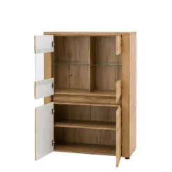 Witryny|Furni Home Kredens SANDY 4D z oświetleniem