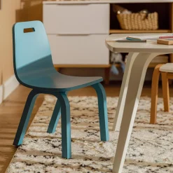 Dzieci Fameg Krzesełko dziecięce błękitne MAJA