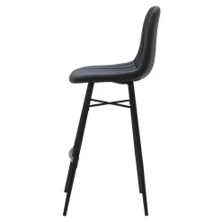 Hokery| Krzesło barowe czarne LOMME