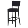 Fameg Krzesło barowe czarne RYAN