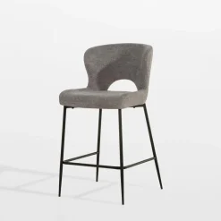 inny Krzesło barowe szare DAPPERI