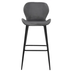 Hokery| Krzesło barowe szare LAIKA