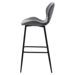 Hokery| Krzesło barowe szare LAIKA