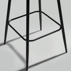 Hokery|inny Krzesło barowe tapicerowane białe FILIE